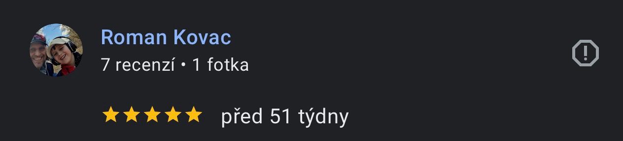 Recenze zákazníka